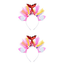 2Pièces Bandeau Fille Thème Océan Coloré Fête Costume