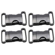 4Pièces Boucles Argentées En Métal Pour Bricolage Ceintures Vestes