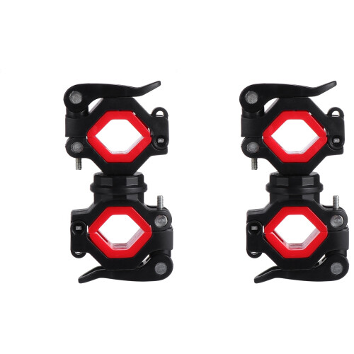 2Ensembles Clip Support ABS Montage Rapide Polyvalent