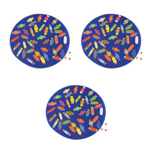 3Ensembles Jouets Intelligence Formes Assortis Pour