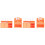 2Ensembles Miniature Orange Pour Décorations Maison De 1