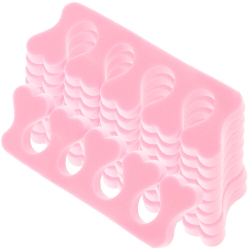 80Pièces Séparateurs Orteils Rose En Mousse Eva Pour Ongles