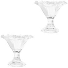 2Pièces Récipients Transparente Pour Glace, Jus