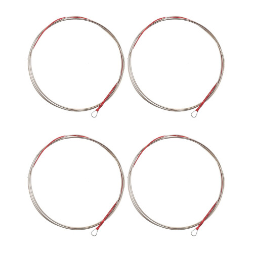 4Pièces Cordes Durables Argentées Pour Pipa Accessoires Luth
