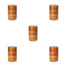 5Pièces Boîtes De Conservation En Bois Pour Marron Cadeau