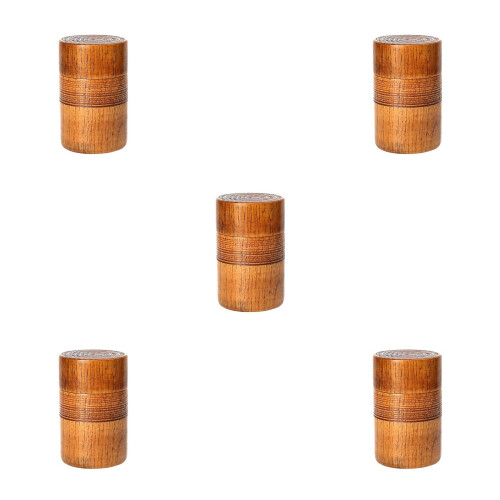 5Pièces Boîtes De Conservation En Bois Pour Marron Cadeau