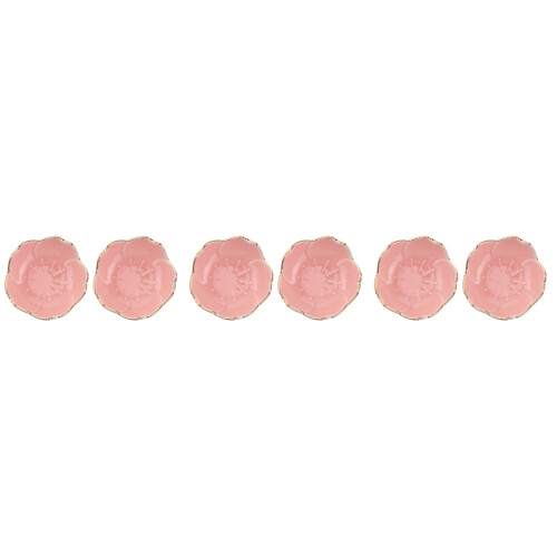 6Pièces Bols Condiments Rose Pour Sauces Épices