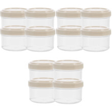 12Pièces Boîtes À Condiments Transparentes Boîte Épices Cuisine Maison