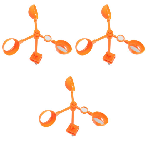 3Pièces Répulsif Vent Orange Pour Jardin Verger