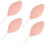 4Pièces Souffleur D'air Pour Extensions De Cils Séchoir Plastique Rose 1
