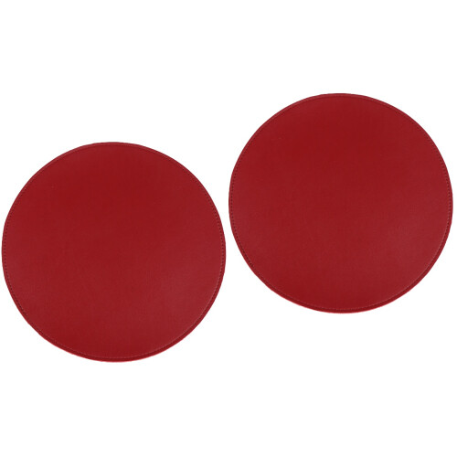 2Pièces Tapis Souris Ordinateur Rouge Double Côté