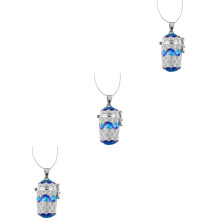 3Pièces Support Pendentif Alliage Couleur Assortie, Porte-Parfum DIY