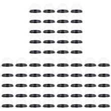 150Pièces Boîtes De Rangement Noires En Pe Pour Cupcakes Gâteaux