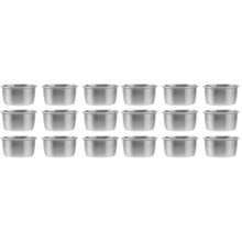 18Pièces Coupelles À Sauce Argentées Pour Usage Culinaire