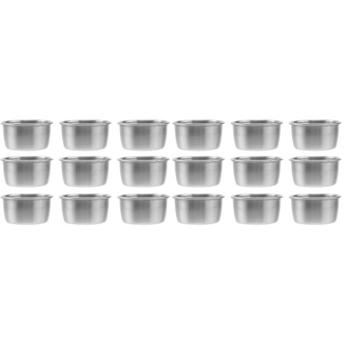 18Pièces Coupelles À Sauce Argentées Pour Usage Culinaire