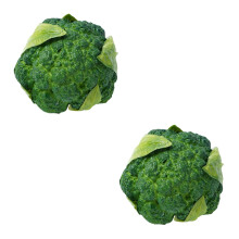 2Pièces Broccoli Faux Décoratif Vert Pour Restaurant Maison