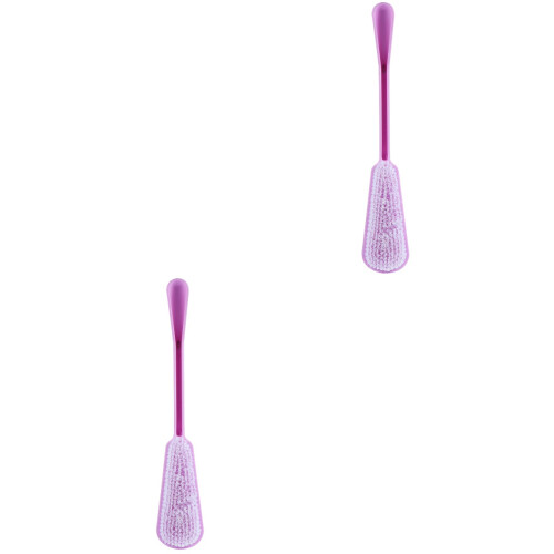 2Pièces Accessoires Bain Brosse Longue Manche Anti-Glisse