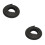 2Pièces Garde-Coin Noir En Caoutchouc Doux Pour Bébé 5