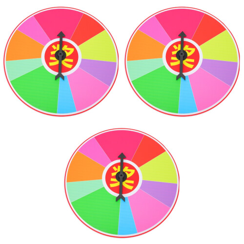 3Pièces Jeu Roue À Tirer Suspendue Durable Pour Événements 2