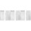 6Pièces Conteneur Transparent Pour Stockage Facile D 4