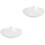 2Pièces Plats Céramiques Assiettes Buffet Dessert 4