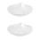 2Pièces Plats Céramiques Assiettes Buffet Dessert 5