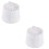 2Ensembles Boîtes De Rangement Blanches Pour Desserts Pâtisseries 6