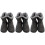 3Paires Confortables Bottes D'intérieur Hiver 4