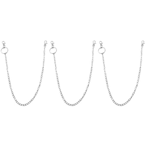 3Pièces Chaînes Jeans Argentées Accessoire Mode 2