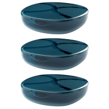 3Pièces Étui Rangement Prothèse Respirant Miroir Pratique
