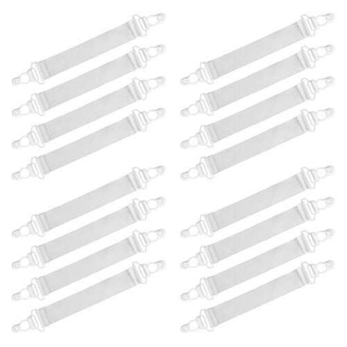 48Pièces Clips De Ajustables Blancs Pour Maison Usage