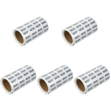 5Rouleaux Stickers Auto-Adhésifs Pour Classement PVC Colorés