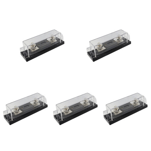 5Pièces Fuse Holder Anl Auto Bloc Distribution Protection Stable