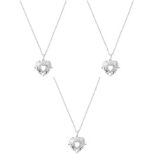 3Pièces Pendentif Aromathérapie En Et Couleur Argent