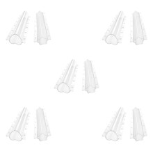 10Pièces Outils De Modelage Végétal Transparent Pour Potager Verger