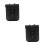 2Pièces Sacoche Suspendue PU Noir Pour Accessoires 1