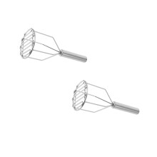 2Pièces - Métal Polyvalent Résistant Chaleur Argenté