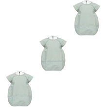3Pièces Bavoirs Bébé Vert Étanches Pour Repas