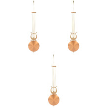 3St Durable Metalen Pendulum Vervangingsdeel Voor Wandklok Bruin