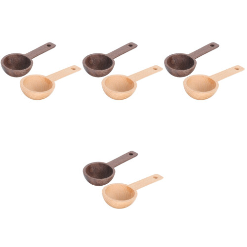 8St Multikleur Koffieschep Set En Licht Voor Thuis
