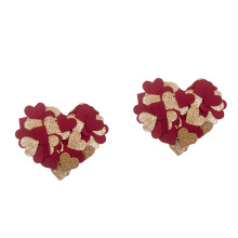 120Pièces Confettis Cœurs Love Design Coloré Pour Événements Festifs