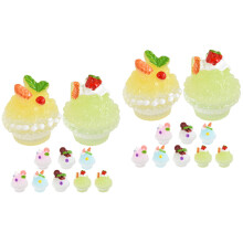 20St Miniatuur Resin Ijsdecor Model Assorti Poppenhuis Decoratie