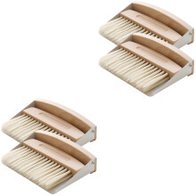 4Ensembles Petite Pelle Balai Mini Bois Clair Nettoyage Clavier
