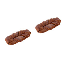2St Simulatie Brood PU Decor Koffie Kleur Kunstbrood Voor Foto Props