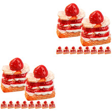 30St Kunsthars Mini Decoratie Rood Voor Mini Huis Speelgoed