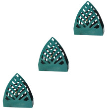 3Pièces Porte-Encens Fer Vert Anti-Feu Pour Salon Chambre