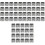 300Pièces Clips Plastique Pour Perruques Fixation Accessoires 1