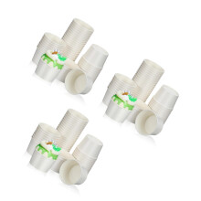 300St Witte Mousse Cups Wegwerp Dessertcontainers Met