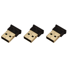 3St Draadloze Usb2.0 Adapter Dual-Mode Ontvanger Zwart Voor Computer