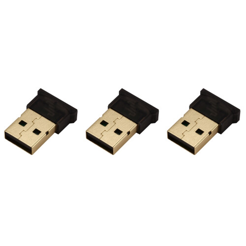3St Draadloze Usb2.0 Adapter Dual-Mode Ontvanger Zwart Voor Computer